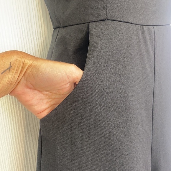 She & Sky - NWT Black Polyester Off The Shoulder Short Romper Size Small - Picture 5 of 12